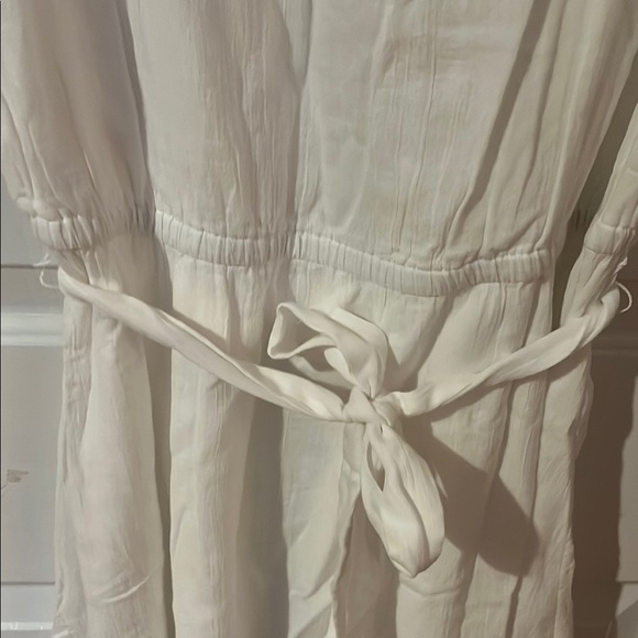 Talbots white sundress with black detail size 6 - Picture 8 of 10